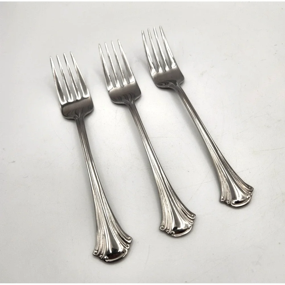 Reed & Barton Estoril Salad Forks Lot of 3 6 3/4
